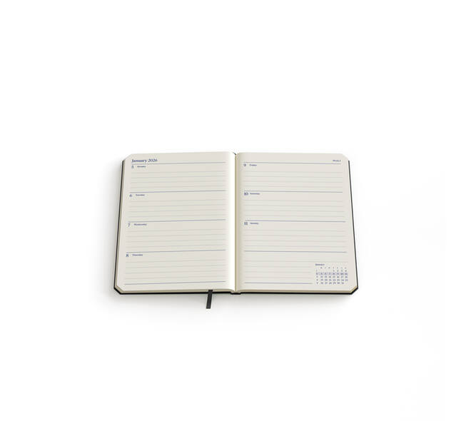 Agenda 2027 de KEMPEN Weekly Planner Pocket 7dagen/2pagina's assorti