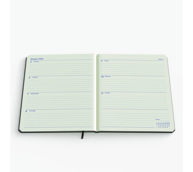 Agenda 2027 de KEMPEN Weekly Planner Large 7dagen/2pagina's assorti