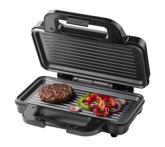 Panini grill Tomado zwart/RVS