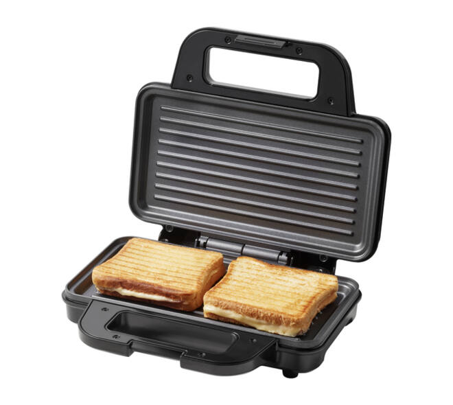 Panini grill Tomado zwart/RVS