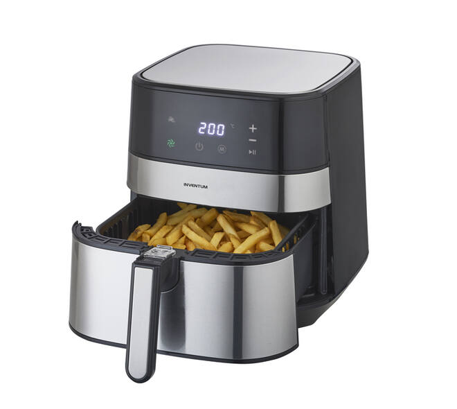 Airfryer Inventum 5 liter zwart/RVS