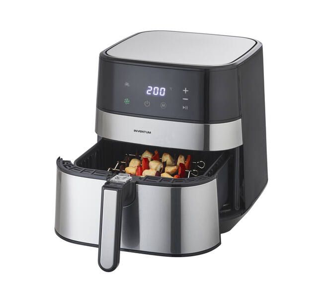 Airfryer Inventum 5 liter zwart/RVS
