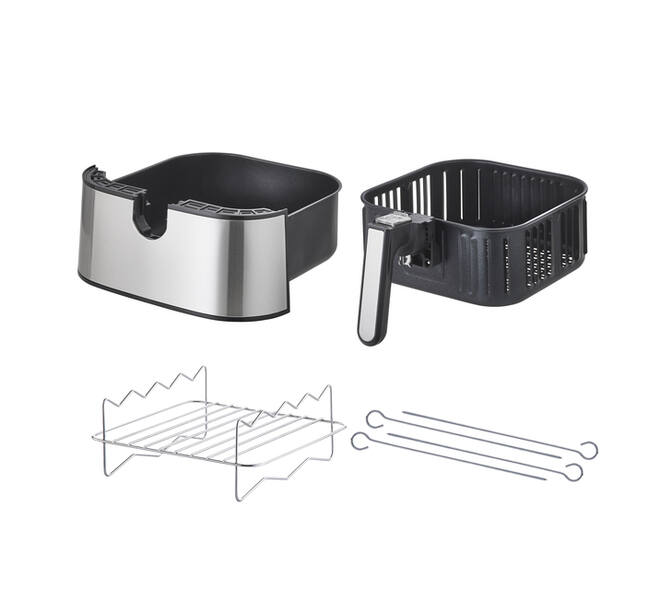 Airfryer Inventum 5 liter zwart/RVS