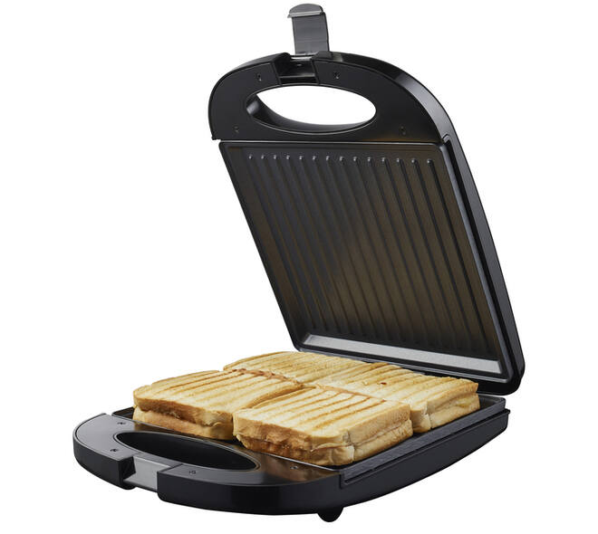 Tosti apparaat Tomado XXL 1200 Watt zwart