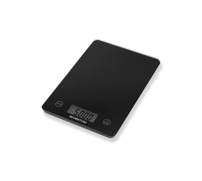 Keukenweegschaal Inventum tot 5 kilogram zwart