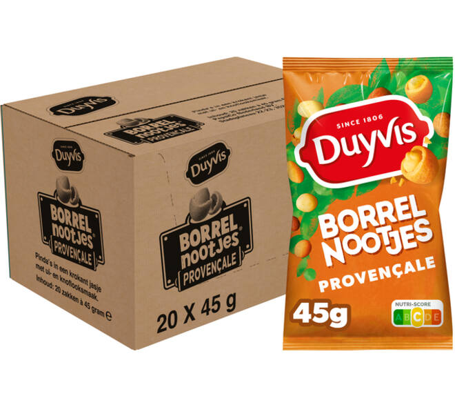 Duyvis Borrelnoot Provencale zakje 45 gram
