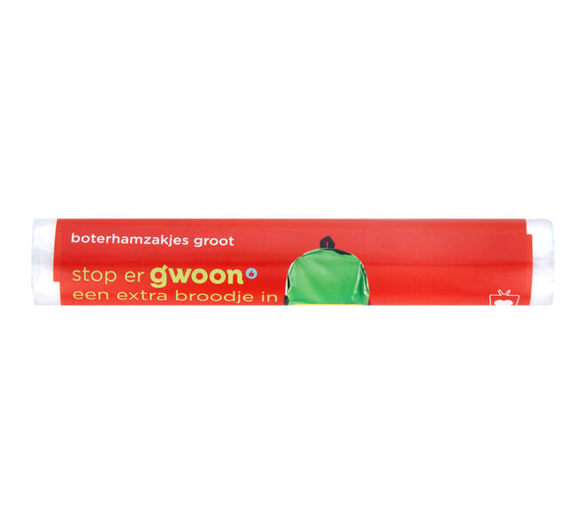 Boterhamzak G'woon 80 stuks