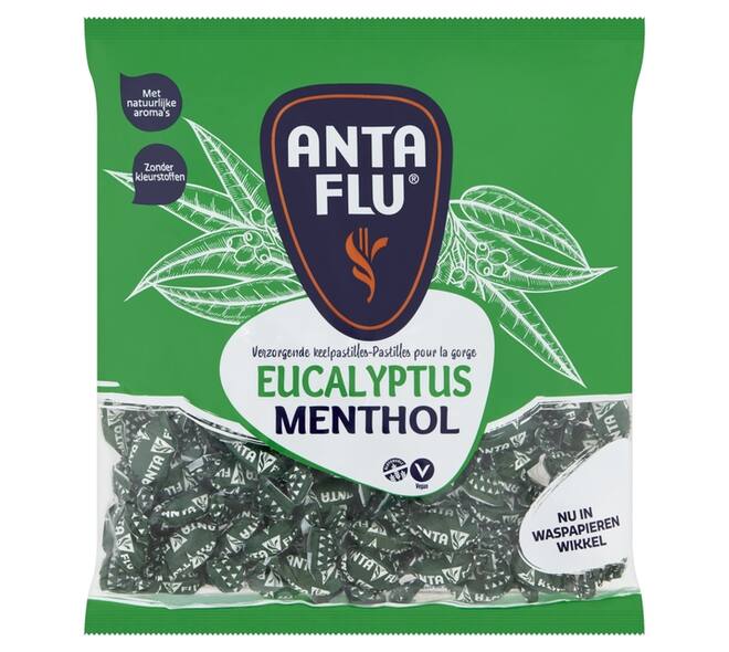 Keelpastilles Anta Flu eucalyptus zak 1 kilogram
