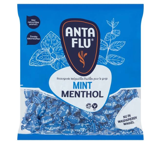 Keelpastilles Anta Flu mint zak 1 kilogram