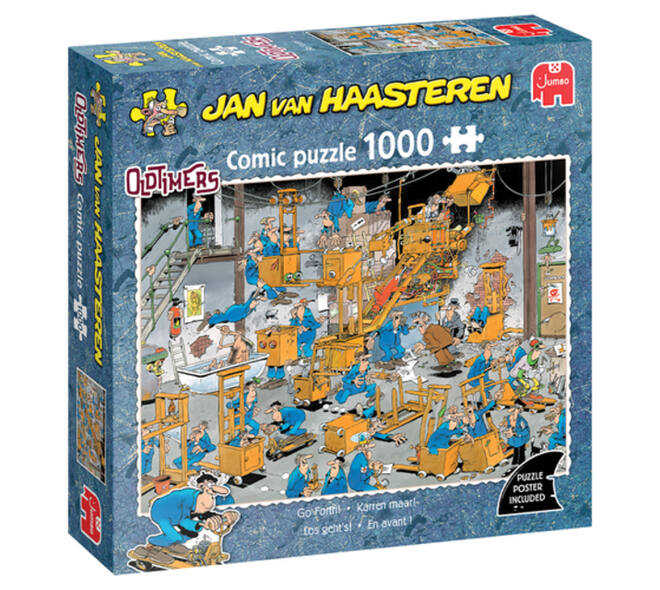 Puzzel JvH Oldtimer Karren maar! 1000st