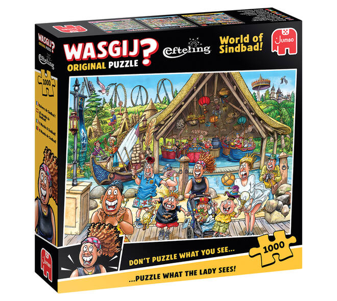 Puzzel Wasgij Efteling Wereld van Sinbad 1000st