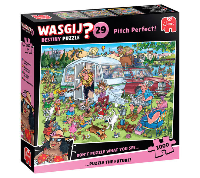 Puzzel Wasgij Destiny 29  Op de Camping!1000st