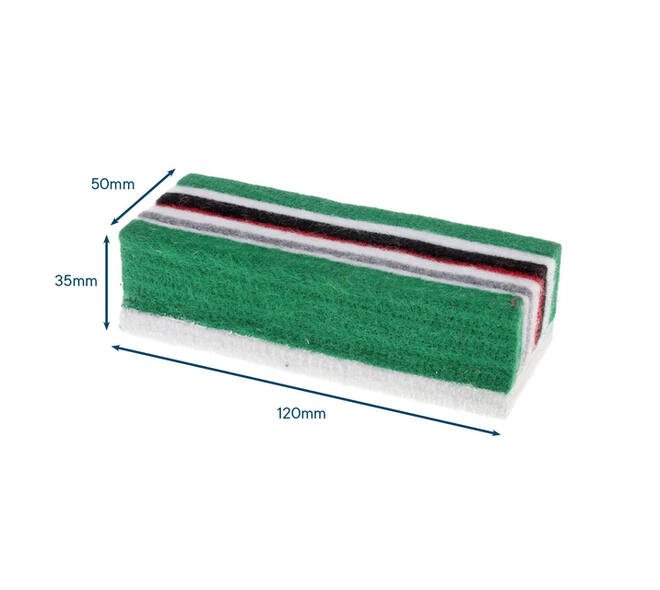 Krijtbordwisser vilt Europel 120x50x35 mm