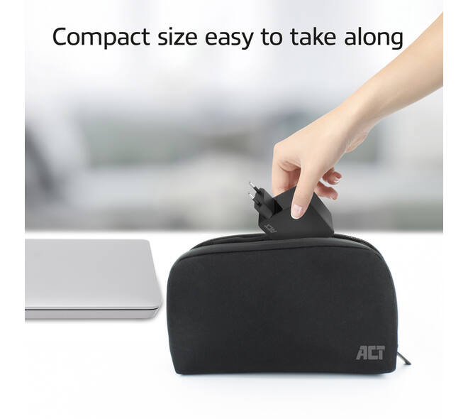 Laptop Oplader ACT USB-C Power Delivery 65W 2mtr