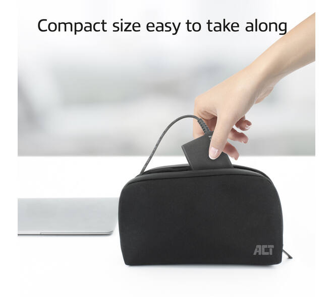 Laptop Oplader ACT USB-C Power Delivery 65W 3mtr