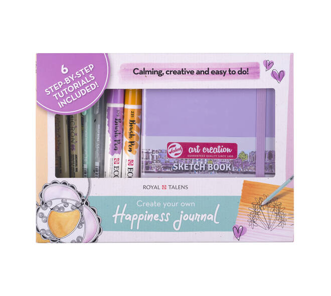 Happiness Journal Set Royal Talens 8-delig