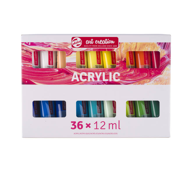 Acrylverf Talens Art Creation assorti 36 tubes à 12ml