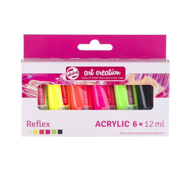 Acrylverf Talens Art Creation Reflex assorti 6 tubes à 12 ml