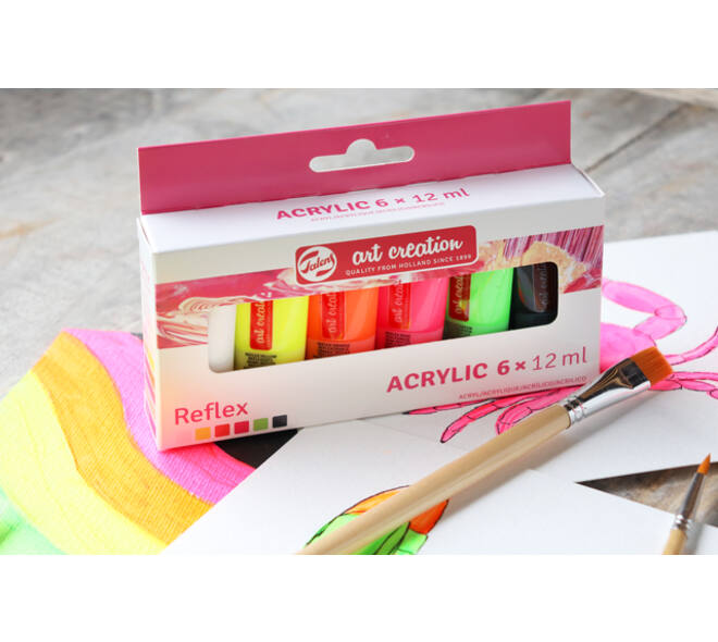 Acrylverf Talens Art Creation Reflex assorti 6 tubes à 12 ml