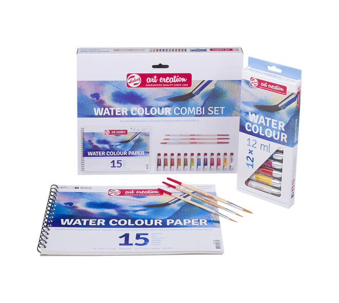 Schilderset Talens Art Creation aquarel à 16-delig blauw