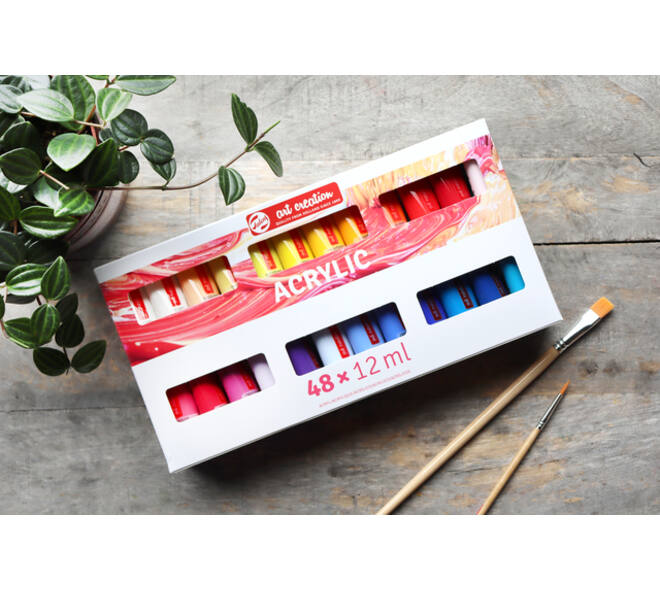 Acrylverf Talens Art Creation assorti 48 tubes à 12ml