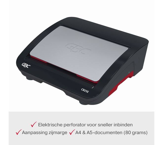 Inbindmachine GBC CombBind CB25E 21-gaats elektrisch