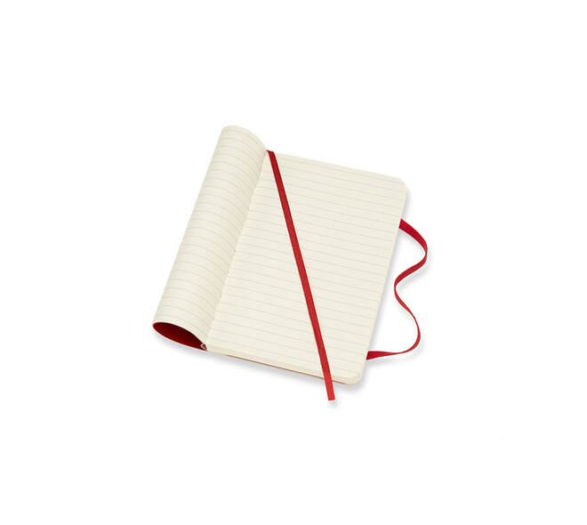 notitieboek A6 Moleskine SC rood