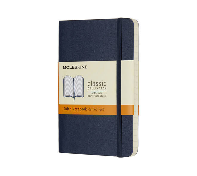 notitieboek A6 Moleskine SC saffier blauw
