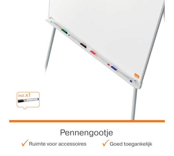 Flipover Nobo Premium Plus staal driepootstatief