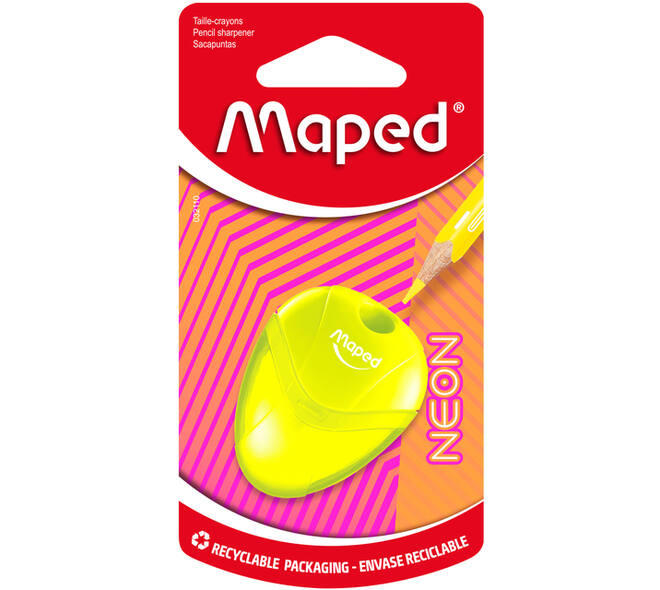 Puntenslijper Maped Neon Igloo 1-gaats assorti