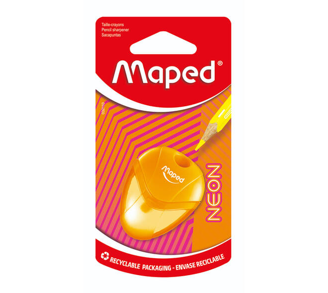 Puntenslijper Maped Neon Igloo 1-gaats assorti