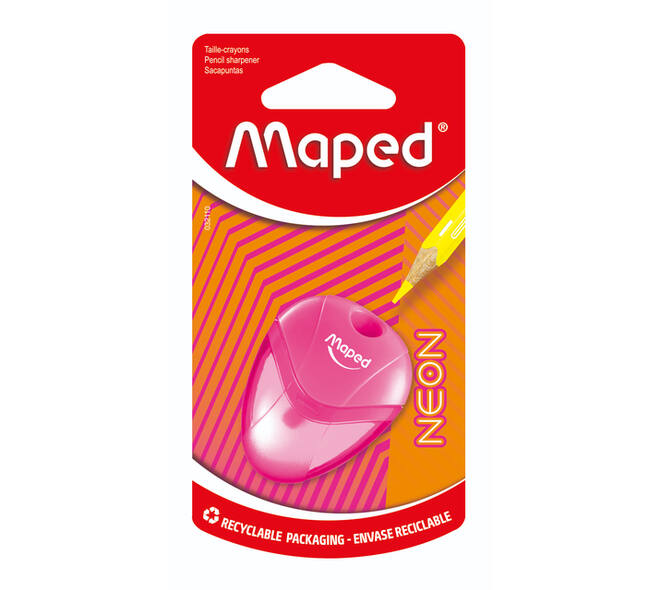 Puntenslijper Maped Neon Igloo 1-gaats assorti