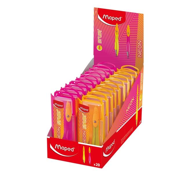 Passer Maped Neon Study display à 20 stuks assorti