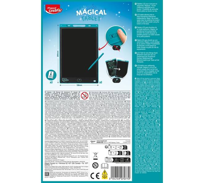 Tekentablet Maped Creativ Magical Tablet Maxi blauw