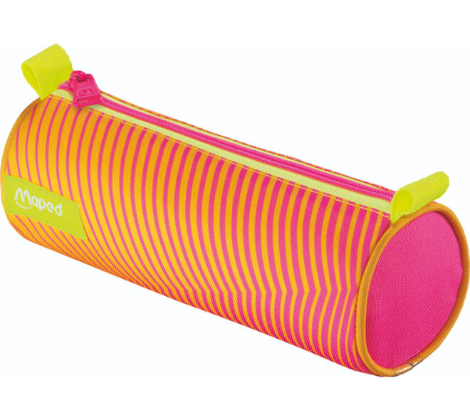 Etui Maped Neon rond oranje-roze
