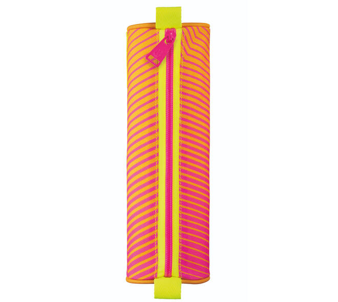 Etui Maped Neon rond oranje-roze