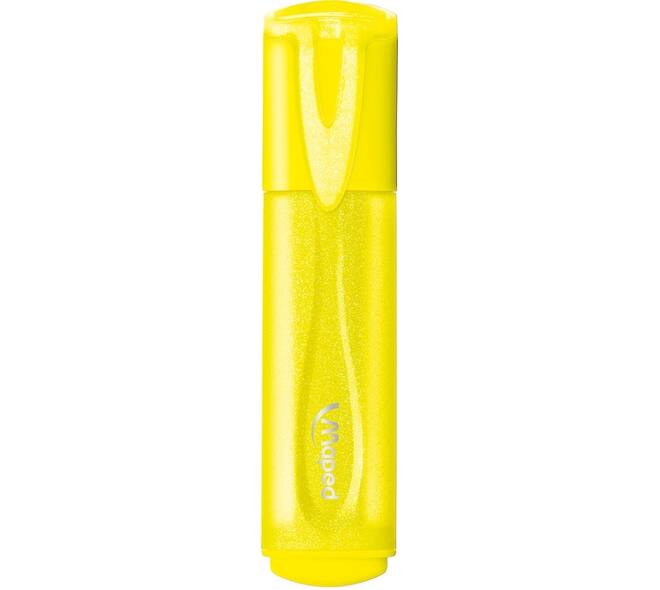 Markeerstift Maped Glitter set à 4 fluoriserende kleuren