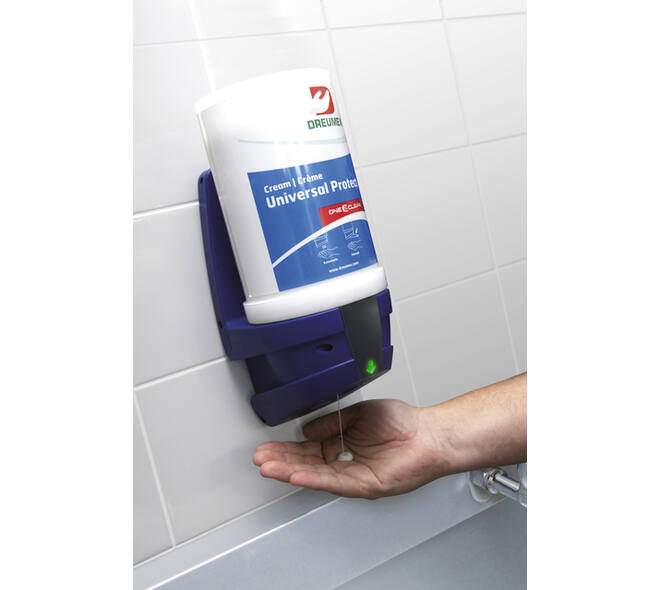 Handcrèmedispenser Dreumex One2clean sensor blauw