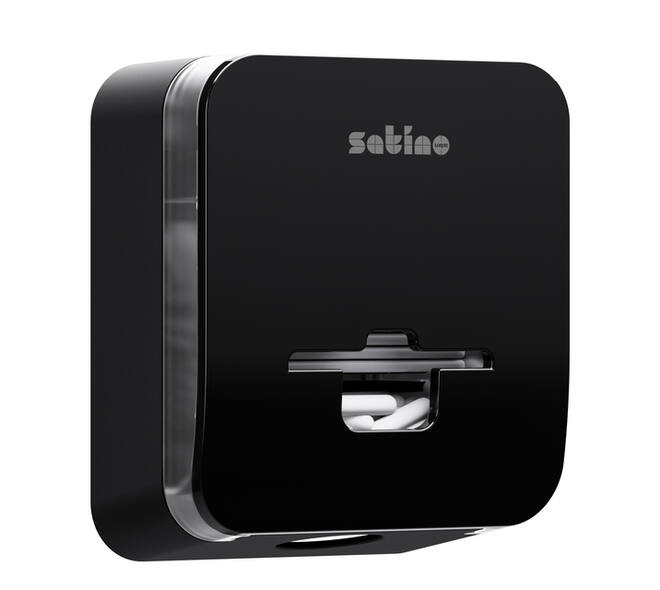 Dameshygiënedispenser Satino FC1 Hyginity FemCare zwart 333443