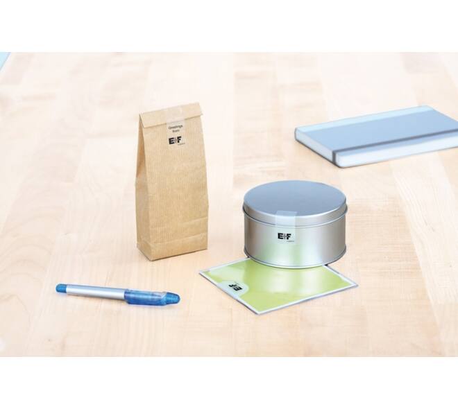 Etiket HERMA 4236 rond 40mm transparant 600 stuks