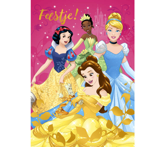 Uitnodigingen GirlsDisney Princess