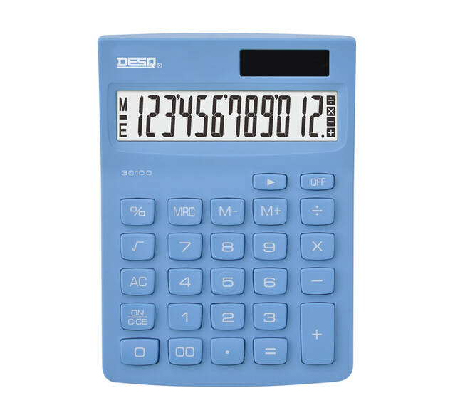 Rekenmachine Desq Compact sky blue