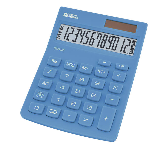 Rekenmachine Desq Compact sky blue