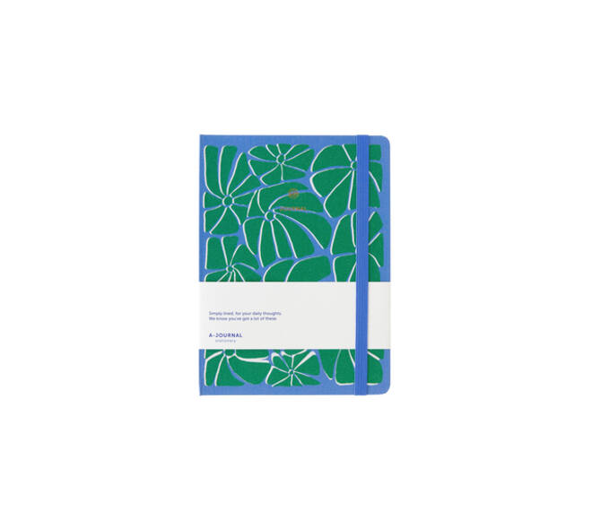 Notitieboek A5 blauw/groen A-Journal
