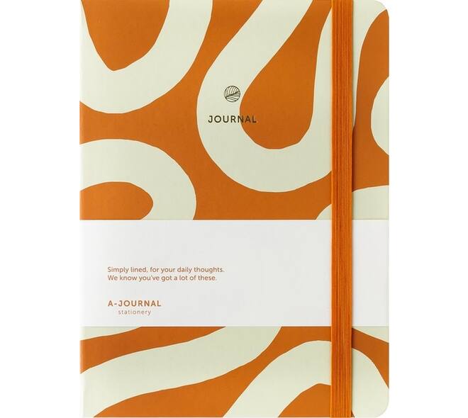 Notitieboek A5 Flow oranje A-Journal
