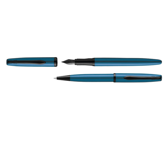Schrijfset Pelikan Jazz Noble Elegance K36+P36 medium aquamarine