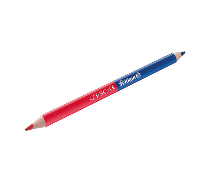 Potlood Pelikan 3mm rood/blauw