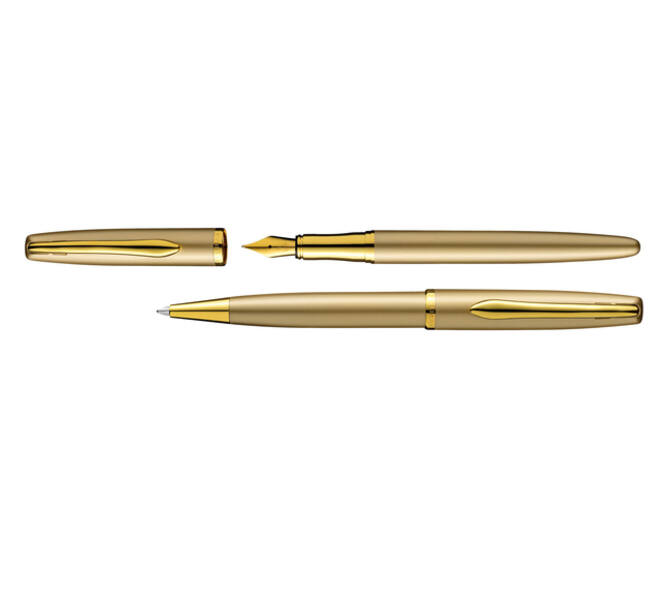 Schrijfset Pelikan Jazz Noble Elegance K36+P36 medium gold