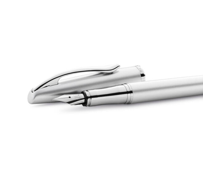 Schrijfset Pelikan Jazz Noble Elegance K36+P36 medium silver