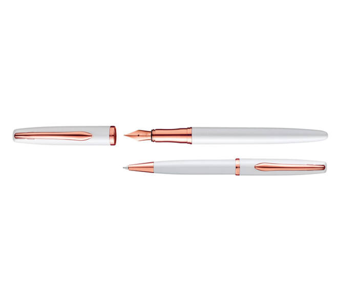 Schrijfset Pelikan Jazz Noble Elegance K36+P36 medium pearl